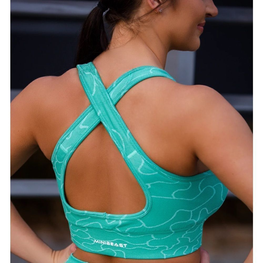 Ladies MiniBeast‎ Illusion Top in Caribbean Color Size Medium